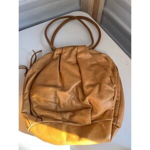 HOBO‎ Genuine Leather Hobo Bag Shoulder Handbag Tan Brown